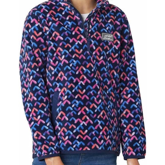 Eddie Bauer Kids 1/2 zip fleec pullover size Small 7/8 - Picture 7 of 8